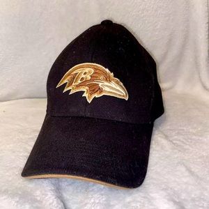 Reebok Baltimore Ravens Gold Logo Strap Back Hat